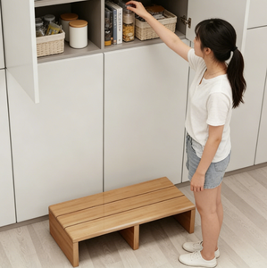 Escabeau en bambou de qualité supérieure pour la maison, étagère de rangement multifonctionnelle pour la cuisine, la salle de bain, les <span class=keywords><strong>toilettes</strong></span> - Product Image 1