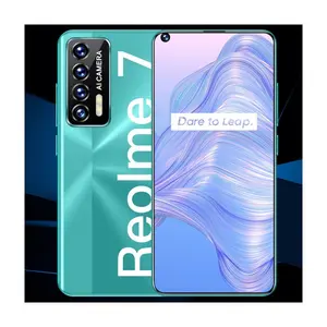 베스트 셀러 reolme 7 10 코어 7.3 인치 8 + 256GB 6800mAh 듀얼 SIM 안드로이드 11.0 얼굴 잠금 해제 스마트 폰