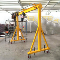 Grue mobile portative réglable pour atelier, 1 tonne, 3 tonnes, 5 tonnes, petite grue portique extérieure 2 tonnes, grue portique 5 tonnes