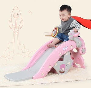 Caballo balancín y tobogán para niños, juguete 2 en 1 para bebés de un año, caballo de juguete pequeño, tobogán de plástico HDPE para bebés, educación temprana, <span class=keywords><strong>guardería</strong></span> - Product Image 1