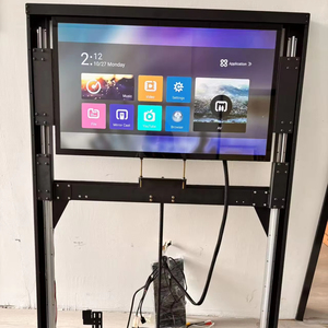 Supporto TV Elettrico Sollevabile da 43'' e 32'' per Van di Lusso VIP, Partizione per <span class=keywords><strong>Mercedes</strong></span> Vito <span class=keywords><strong>Classe</strong></span> V, Sprinter, Toyota Hiace, Coaster - Product Image 1