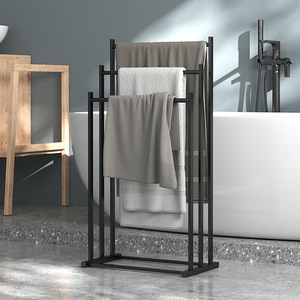 Portasciugamani Autoportante a 3 Ripiani, Supporto per Asciugamani da <span class=keywords><strong>Bagno</strong></span> per Casa e Hotel, Vendita all'Ingrosso - Product Image 3