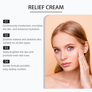 345 Crème Apaisante Hydratant Visage Quotidien Soin Anti-Imperfections Récupération Apaisante & Hydratation Soin Peau Végan Coréen - Product Image 3