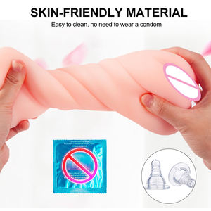 Mainan seks pria Masturbator Vagina realistis mainan dewasa erotis Vagina ketat lembut silikon untuk pria mesin masturbasi - Product Image 3