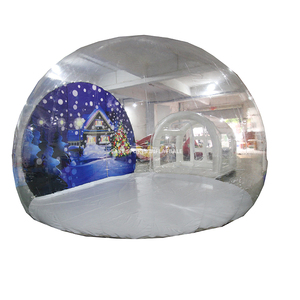 Envío gratis por mar gigante <span class=keywords><strong>Navidad</strong></span> bola <span class=keywords><strong>de</strong></span> nieve inflable tamaño humano globo <span class=keywords><strong>de</strong></span> nieve para exterior - Product Image 4