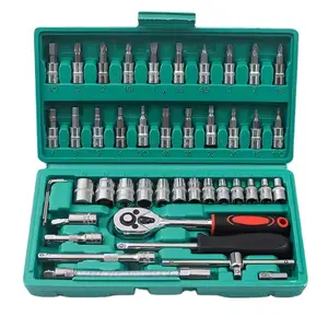 46pcs Hardware Tool Kit Manual Kit Home Repair Kit Auto Repair General Household Hand Tool Set Woodworking Combination Tool