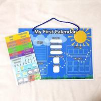 Tableau de récompenses pour enfants personnalisé à faible MOQ, imprimé, avec stylo effaçable à sec, étanche, pour les tâches quotidiennes de la garderie, avec marqueurs acryliques