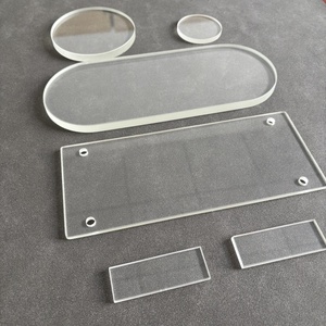 แผ่นกระจกกลมโบโรซิลิเกต 3.3 แบบกำหนดเอง Din7080 Din7081 ทนความร้อน พร้อมรูเจาะสำหรับงานแปรรูปขั้นสูง - Product Image 2