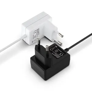 EU DC Cắm Châu Âu điện 5W 5 volt 1 Amp tường AC DC Adapter 5 V 6V 1A cung cấp điện Adaptor 5 V 1 một với CE ROHS phê duyệt