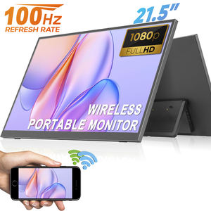Moniteur de jeu LCD IPS sans fil WiFi 23,8 pouces 1080P HDR 100Hz, double écran portable pour ordinateur portable avec VESA, vente en gros - Product Image 1