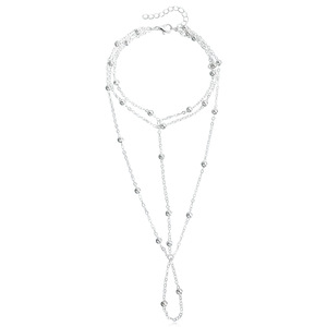 Cavigliere alla Moda in <span class=keywords><strong>Argento</strong></span> per Ragazze, Braccialetti a Catena da Spiaggia per Donne - Product Image 3