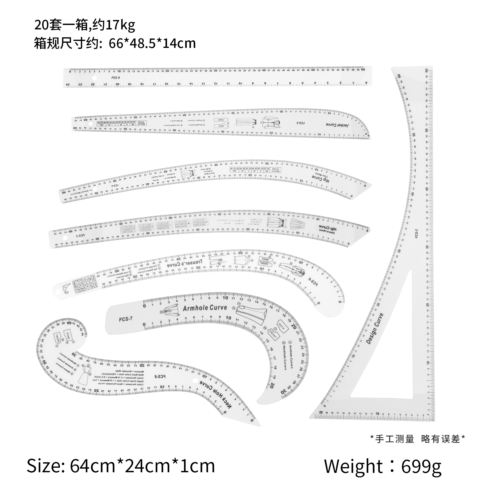 Blanco 2.5mmm 8 unids/set