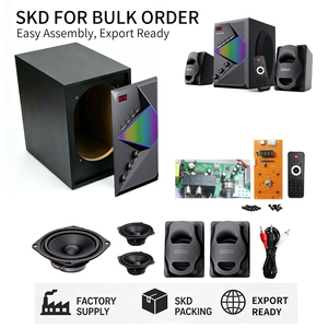 Altavoz Multimedia 2.1 al por Mayor de Fábrica, Compatible con Ensamblaje CKD/SKD para Producción Local, Aranceles Reducidos, Suministro a Granel, Fabricante - Product Image 1