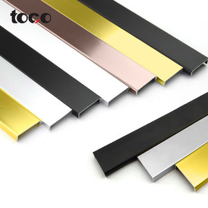 Toco-cubierta <span class=keywords><strong>de</strong></span> mesa <span class=keywords><strong>de</strong></span> aluminio, protectores <span class=keywords><strong>de</strong></span> canal embellecedores, <span class=keywords><strong>perfil</strong></span> en forma <span class=keywords><strong>de</strong></span> madera contrachapada Flexible, borde moldeado en U - Product Image 2