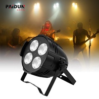 Projecteur LED COB 200W 4x50W, faisceau DJ en aluminium DMX512, éclairage de scène blanc chaud pour discothèque et bar