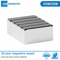 Magnet Blok Tanah Jarang SDM Custom Strong 30x30mm Grade N40 N100 N52