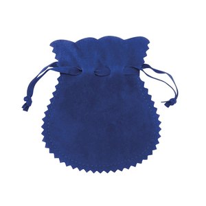 Bolsa Doble de Terciopelo Azul 60x80 cm, Reciclable, con Logotipo Bordado, para Joyería, Regalos, Relojes, Cosméticos, Zapatos, Pelucas - Product Image 1