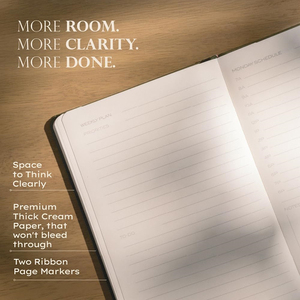 Planificateur annuel à couverture rigide, design <span class=keywords><strong>de</strong></span> couverture durable, expérience d'écriture <span class=keywords><strong>de</strong></span> haute qualité, adapté à divers usages, carnet <span class=keywords><strong>de</strong></span> planification - Product Image 3