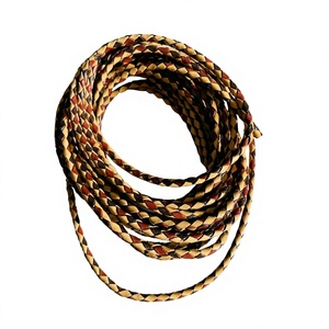 BS INTERNATIONAL Genuine <b>Leather</b> Cord Durable Water Resistant Handcrafted <b>Bracelet</b> & Necklace Making Material Other Gemstones - Product Image 6