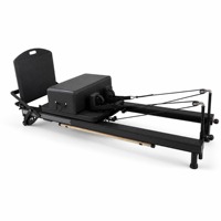 Machine de Pilates à plateforme basse en alliage d'aluminium pour le renforcement du tronc, le yoga et l'entraînement en studio