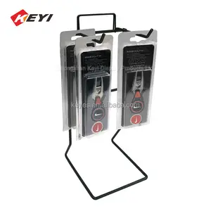 Metal Display Stand Keychain Display Stand Floor Standing Iron Wire Display Rack Unit Customized Color