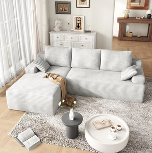 Juego de Sofás Seccionales Económicos para Sala de Estar 2026, Muebles Plegables en Caja, Embalaje al Vacío, Muebles para Sala de Estar - Product Image 2