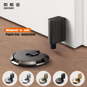 Fermaporta Meccanico Strutturale in Lega di Zinco Bronzo Giallo con Due Metodi di Installazione (Foratura e Incollaggio) per Porte in Legno - Product Image 6