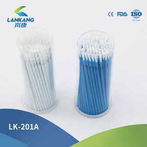 Dental <b>Brushes</b> LK-201A Plastic Disposable Oral Care Tools For Adults Blue And White 100 Pcs Per <b>Bottle</b> - Product Image 2