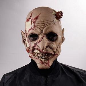 Masques de fête en latex pour cosplay de <span class=keywords><strong>film</strong></span>, <span class=keywords><strong>démon</strong></span> effrayant, visage entier, pour Halloween, Noël, mascarade - Product Image 2