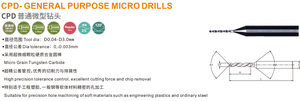 דיוק גבוהה מקדחה מיקרו מקדחה עבור הנדסת פלסטיק & פלדה רגילה-כלי מתכת <span class=keywords><strong>cnc</strong></span>/מתכת - Product Image 5