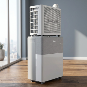 Aire Acondicionado Portátil Split Midea de 12000 BTU con Frecuencia Variable, Refrigeración y Calefacción, Control Remoto y Soporte para Aplicaciones - Product Image 4