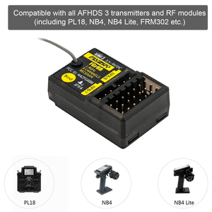 <span class=keywords><strong>FLYSKY</strong></span> FGR8B 2,4 GHz 8CH Receptor con PWM/PPM/i-bus Salida AFHDS3 Transmisores Módulos RF PL18/NB4/NB4 Accesorios para Drones - Product Image 6