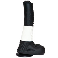 Enorme Dildo Anal Realista de Caballo con 7 Modos de Vibración y Empuje, Control Remoto, Dildo Vibrador de Dragón Monstruo para Mujeres