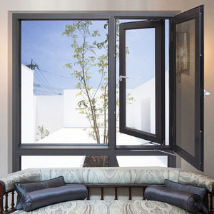 Fenêtres à battant modernes en aluminium à double <span class=keywords><strong>vitrage</strong></span> avec <span class=keywords><strong>isolation</strong></span> <span class=keywords><strong>phonique</strong></span> et étanchéité en alliage d'aluminium - Product Image 4