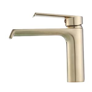 Sang Trọng Hiện Đại Vàng Phòng Tắm Lưu Vực Vòi Duy Nhất Lỗ Gắn Mixer Tap Với Gốm Van Lõi Rửa Bồn Rửa Rửa Vòi Nước - Product Image 3