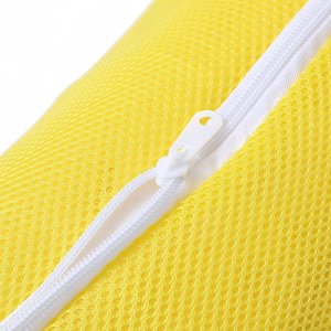 Nouveau design de gros <span class=keywords><strong>filet</strong></span> à <span class=keywords><strong>linge</strong></span> en coton jaune personnalisé écologique nouveau sac de lavage de chaussures paresseux en machine au prix le plus bas - Product Image 2