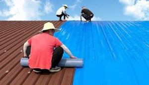 Membran Anti Bocor Atap Modern Desain Warna Baja, Perekat Sendiri, Aspal, Bahan SBS, Perekat Perbaikan Kebocoran Kuat - Product Image 3