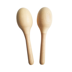 Maracas de madera al por mayor, instrumento de percusión con bola vibradora, instrumento de actuación, shaker de huevo - Product Image 1