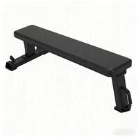Banc plat commercial réglable en acier de haute qualité, portable, multifonctionnel, équipement de fitness robuste, conception sûre et stable