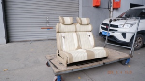 Siège de van en cuir de luxe AutoLiuMa, transformable en lit, inclinable à 180°, réglable électriquement, taille personnalisable, vente en gros d'usine - Product Image 4