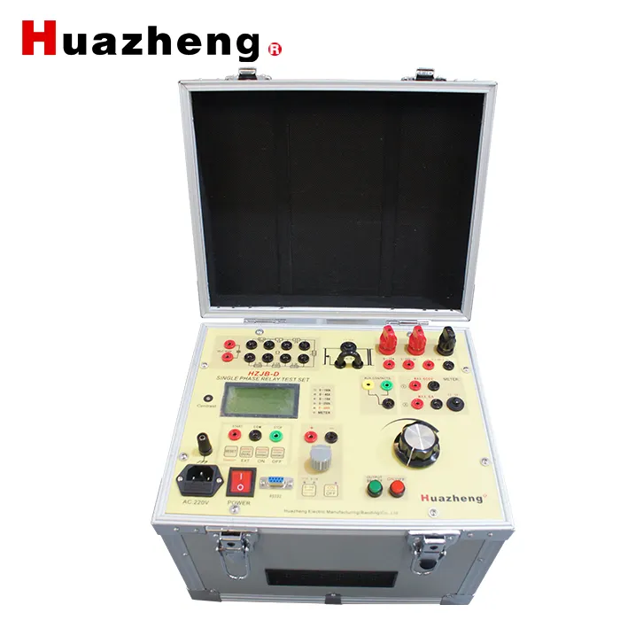 Реле электротока Huazheng, однофазный вторичный Тестер впрыска, тестер защиты реле