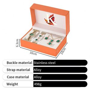 Woman Gift Box Set Custom Logo <b>Watch</b> and Necklace Valentine Luxury Girl's Gift Set for Women - Product Image 6