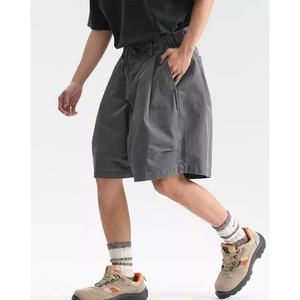 Shorts cargo amples en coton de haute qualité, multi-poches, style décontracté et sportif, bermudas pour hommes - Product Image 4
