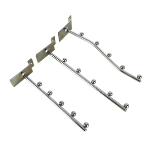 Móc Tuyến Tính Và Cong 5 Bóng 6 Bóng 7 Bóng Chất Lượng Cao Móc Treo Tường Sơn Crôm Trắng Đen - Product Image 1