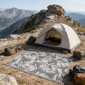 Tapis de plage en polypropylène tissé jacquard personnalisé, écologique, sans sable, <span class=keywords><strong>à</strong></span> <span class=keywords><strong>bon</strong></span> prix, avec logo personnalisé - Product Image 4