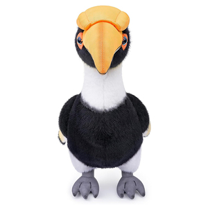 ตุ๊กตาฮอร์นบิลสองเขาแบบสั่งทำขายส่ง V383 ตุ๊กตาสัตว์จำลองเหมือนจริง ของขวัญสำหรับเด็กและเพื่อนๆ - Product Image 4