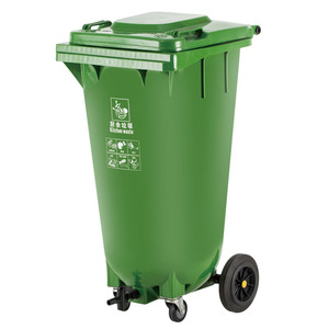 <span class=keywords><strong>Conteneur</strong></span> à déchets en plastique HDPE 120 litres avec roues, bon marché, Restaurant - Product Image 4