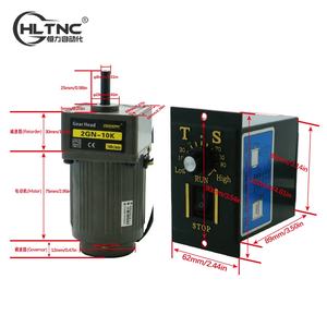 1350 tr/min 0 ~ 470 tr/min boîte de vitesses 220V petit moteur à courant alternatif 6W moteur à engrenages et contrôle de vitesse pour CNC - Product Image 3