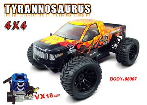 Lehoo Đồ Chơi Hsp 94108 2.4G 1/8 Nitro Điện Điều Khiển Từ Xa Sở Thích Đua Xe Off Road RC Xe Tải - Product Image 5