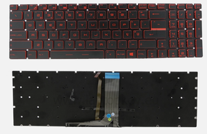 Teclado para Portátil NORDIC PORTUGUESE CZECH US para <span class=keywords><strong>MSI</strong></span> GE62 GF72 <span class=keywords><strong>GL63</strong></span> GP73 GS60 GT63 GV72 GX62 PE62 PL72 GX62 6QD Retroiluminado - Product Image 4